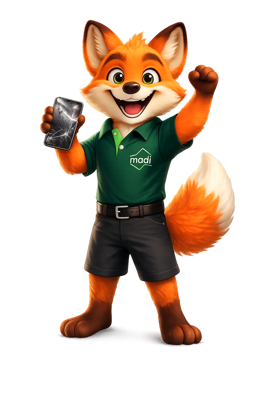 Mascote da Mädi Celulares